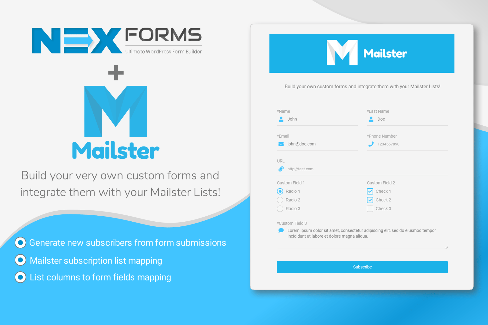 NEX-Forms – Mailster Add-on 7.5.1