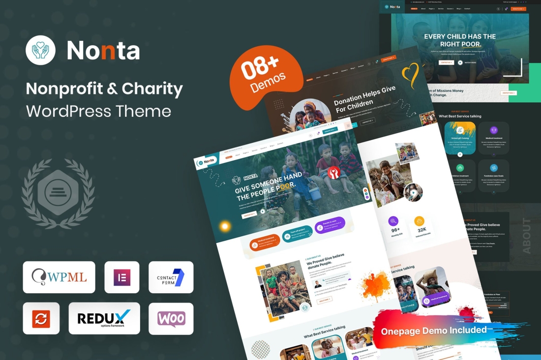Nonta - Nonprofit & Charity WordPress Theme 1.0.1