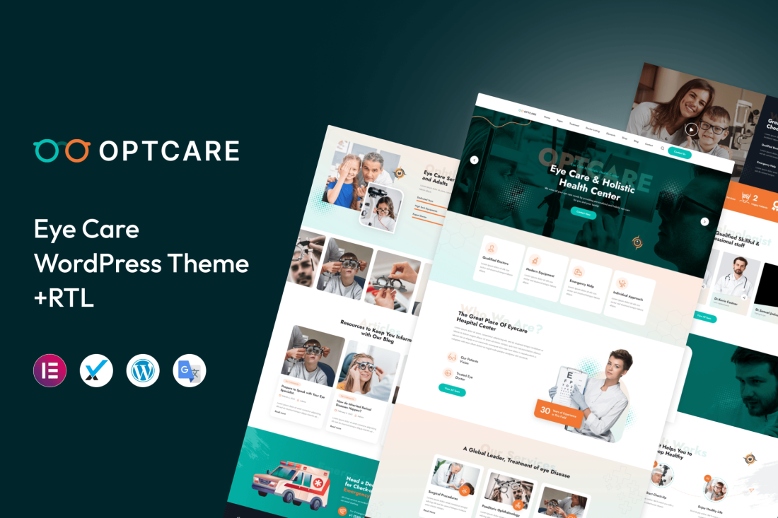 Optcare - Eye Care WordPress Theme 1.0.1