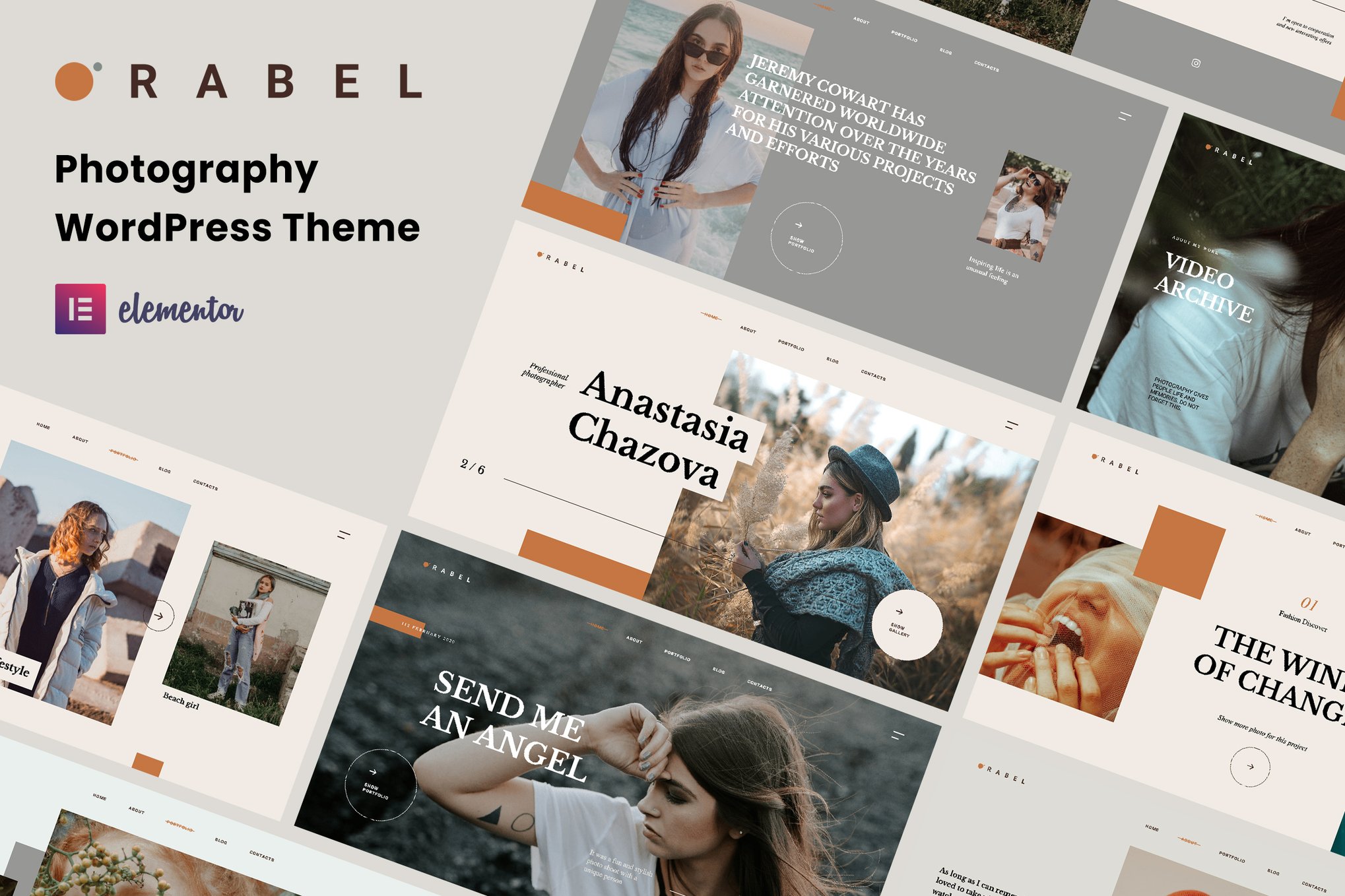 Orabel – Photography Portfolio Elementor WordPress 1.1.5