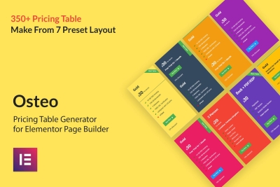 Osteo - Pricing Table for Elementor 1.0.0