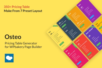 Osteo - Pricing Table for WPbakery Page Builder 1.0.0