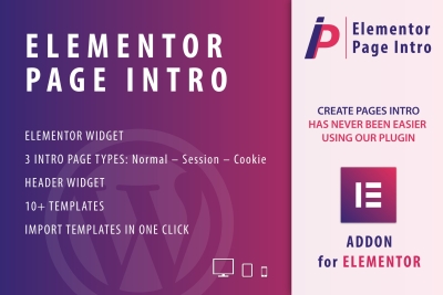 Page Intro for Elementor WordPress Plugin 1.0