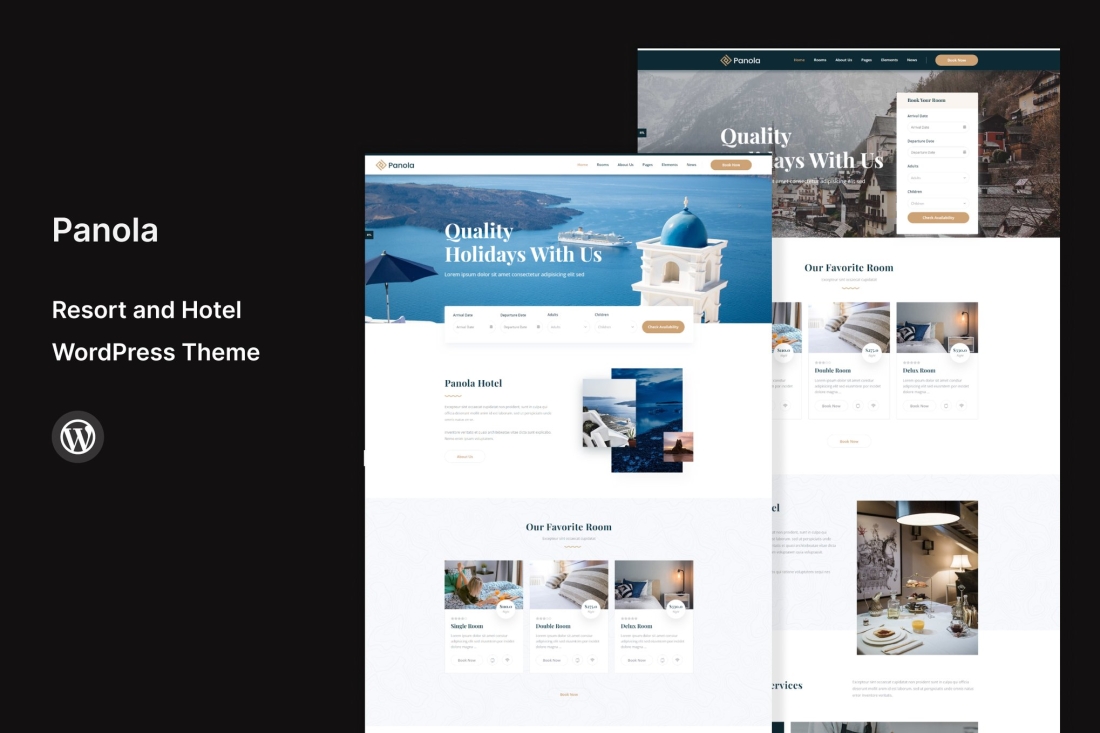 Panola - Resort and Hotel WordPress Theme 3.0