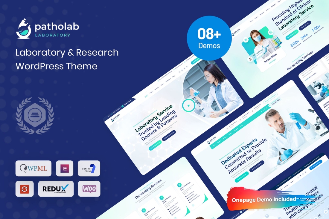 Patholab - Laboratory & Science Research WordPress 1.0.5