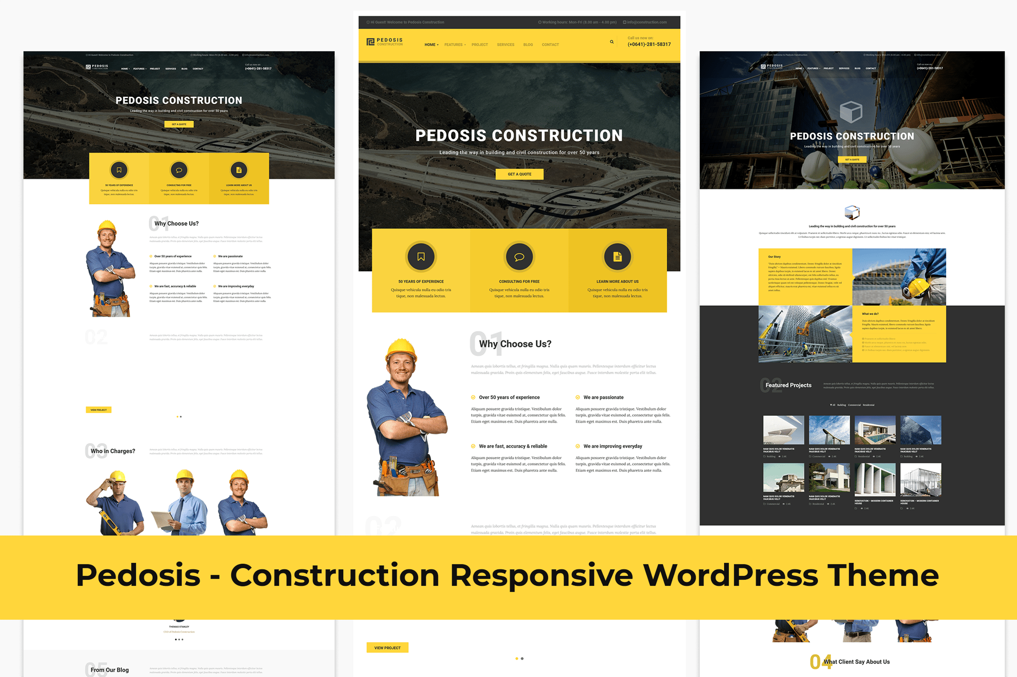 Pedosis – Construction Responsive WordPress 1.0