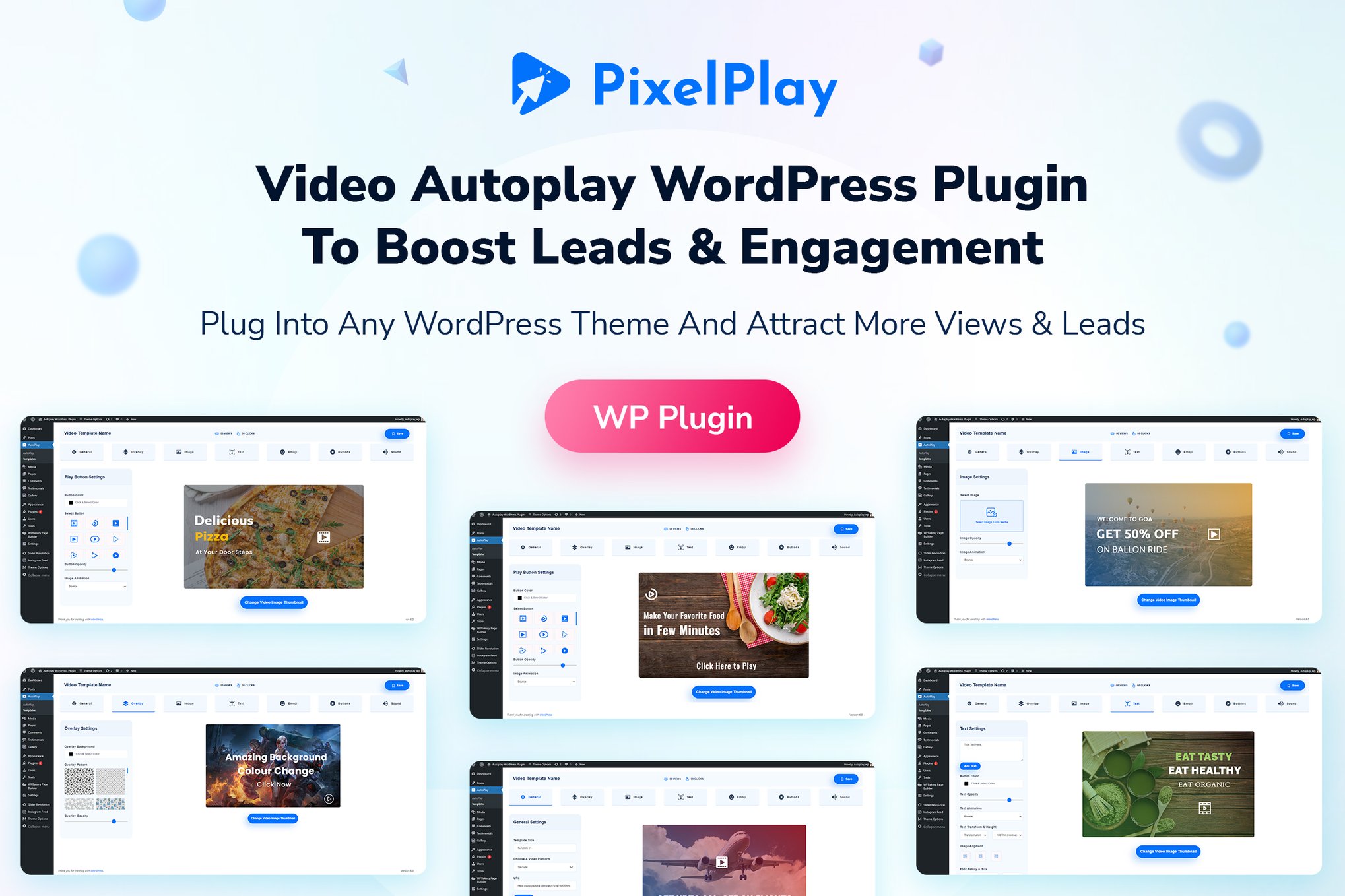 PixelPlay – Video Autoplay WordPress Plugin 1.0.0
