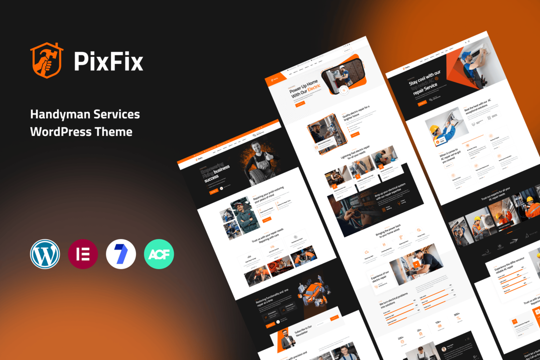 PixFix - Handyman Services WordPress Theme 1.0.1