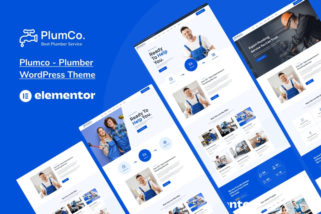 Plumco - Plumber WordPress Theme 1.0.4
