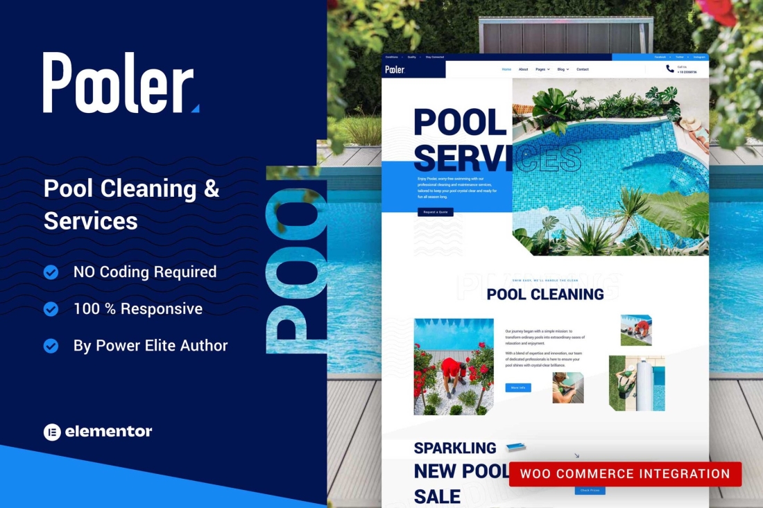 Pooler - Swimming Pool Cleaning Services Theme 1.0