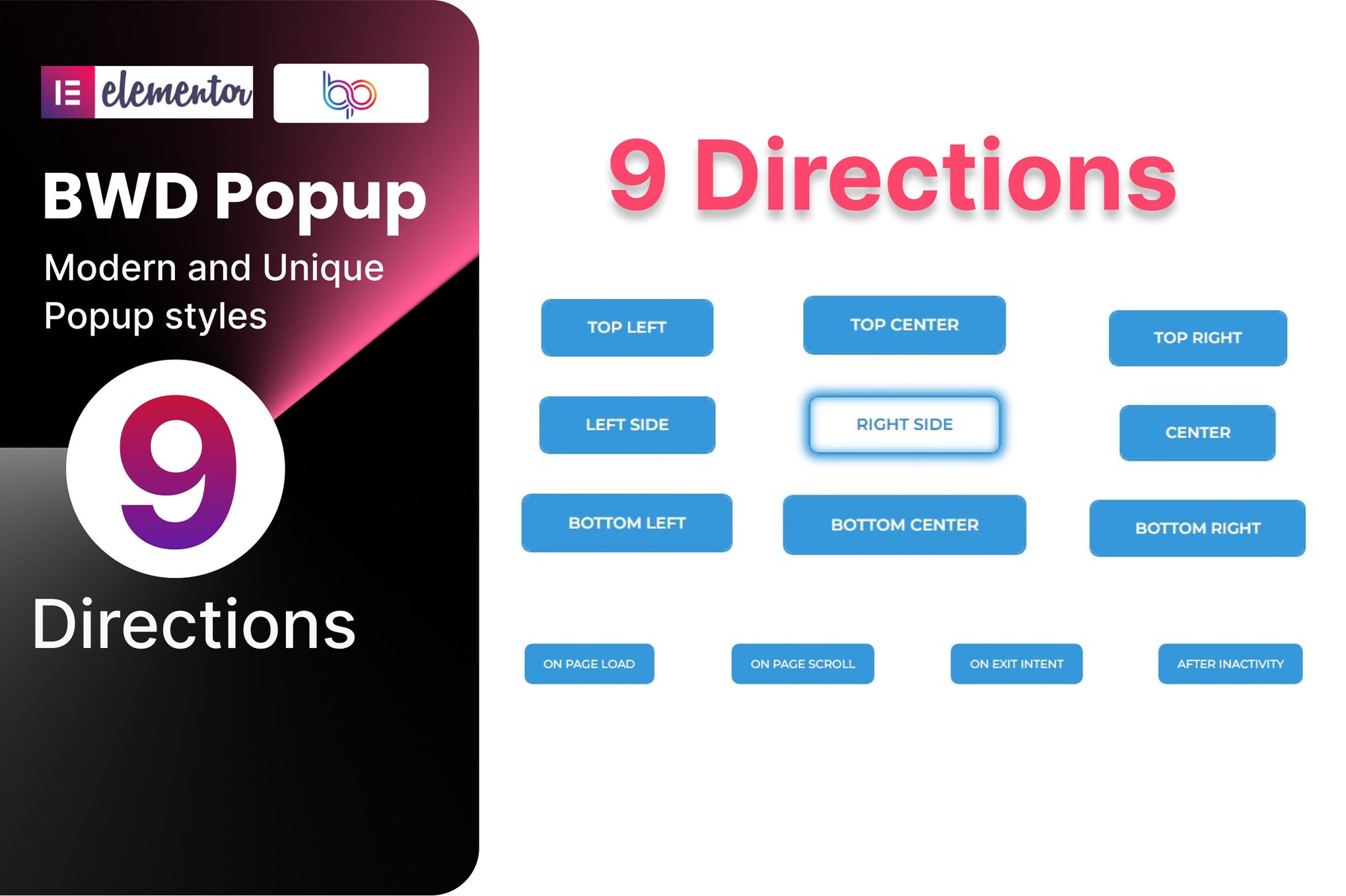 Popup plugin for Elementor 1.0