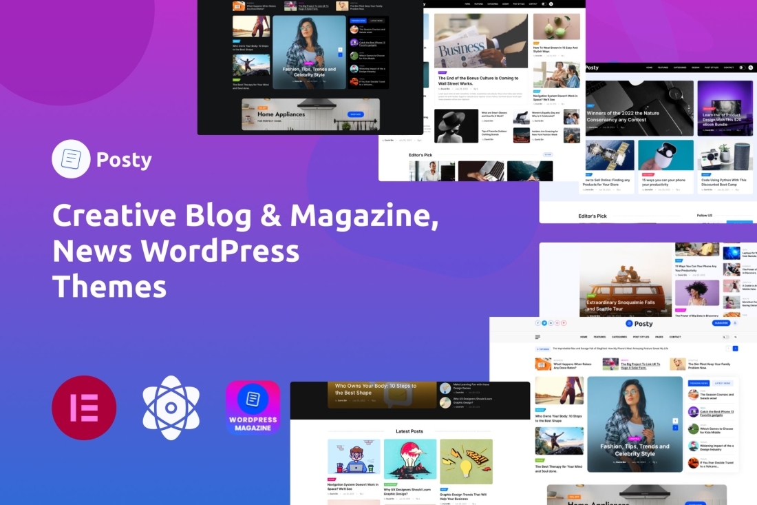 Posty - News Magazine WordPress Theme 1.0