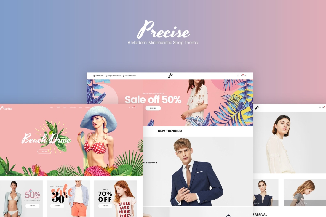 Precise - A Modern, Minimalistic Shop Theme 1.8