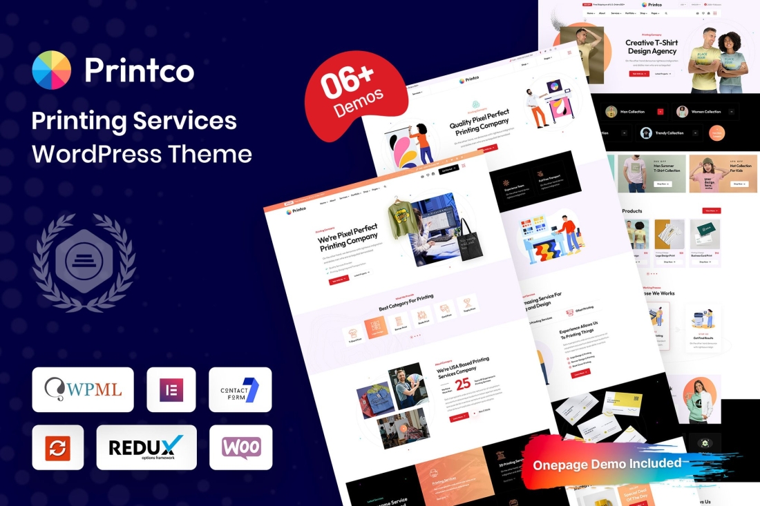 Printco - Printing Services WordPress Theme 1.0.1
