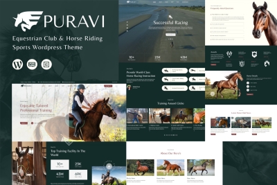 Puravi - Equestrian Club & Horse Riding Theme 1.0.1