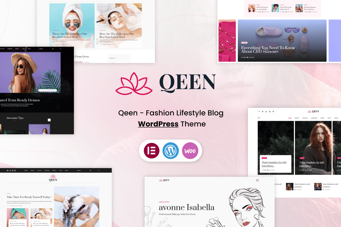 Qeen – Fashion Lifestyle Blog WordPress Theme 1.1