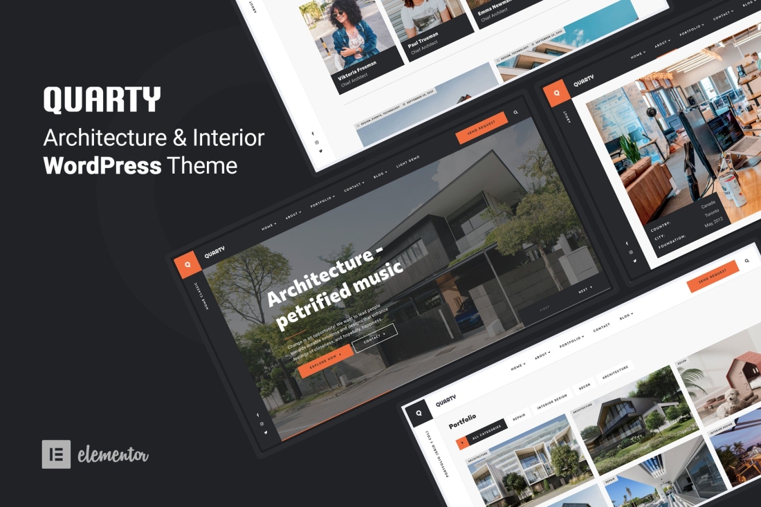 Quarty - Architecture Elementor WordPress Theme 1.4.7