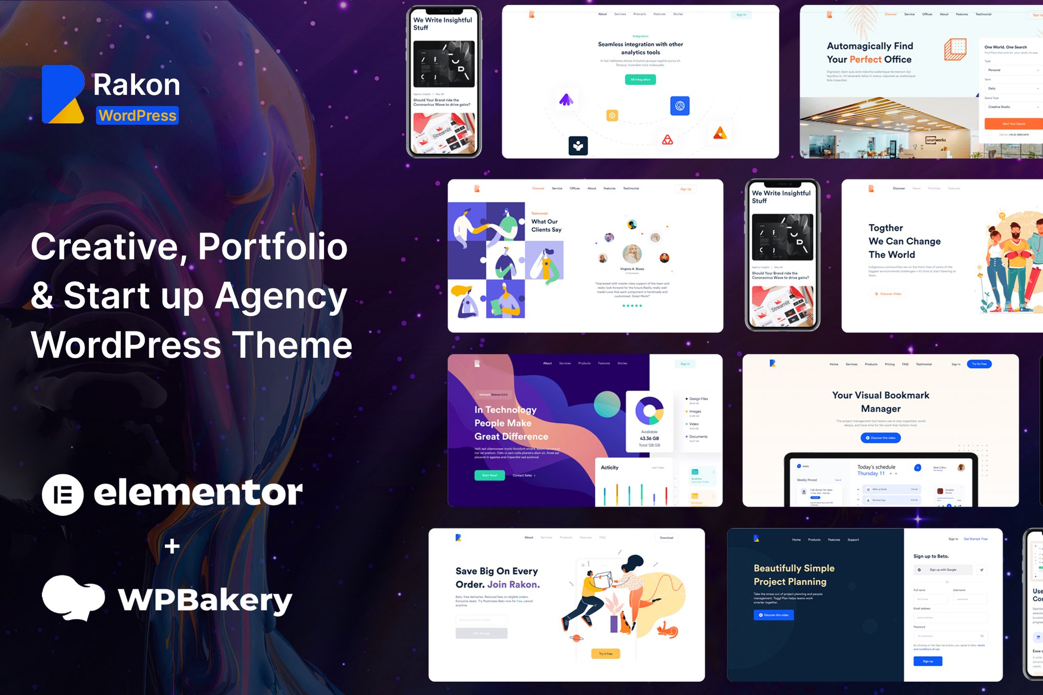 Rakon – Creative Multi-Purpose WordPress Theme 2.2.6