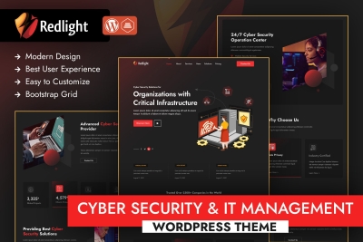Redlight Cyber Security & IT Management WordPress 1.0