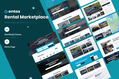 Rental Marketplace WordPress Theme - Entox 1.2.3