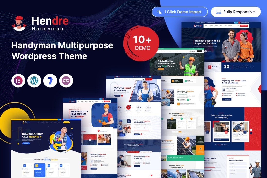 Hendre - Repaire, Plumbing & Handyman Services Theme 1.0.0
