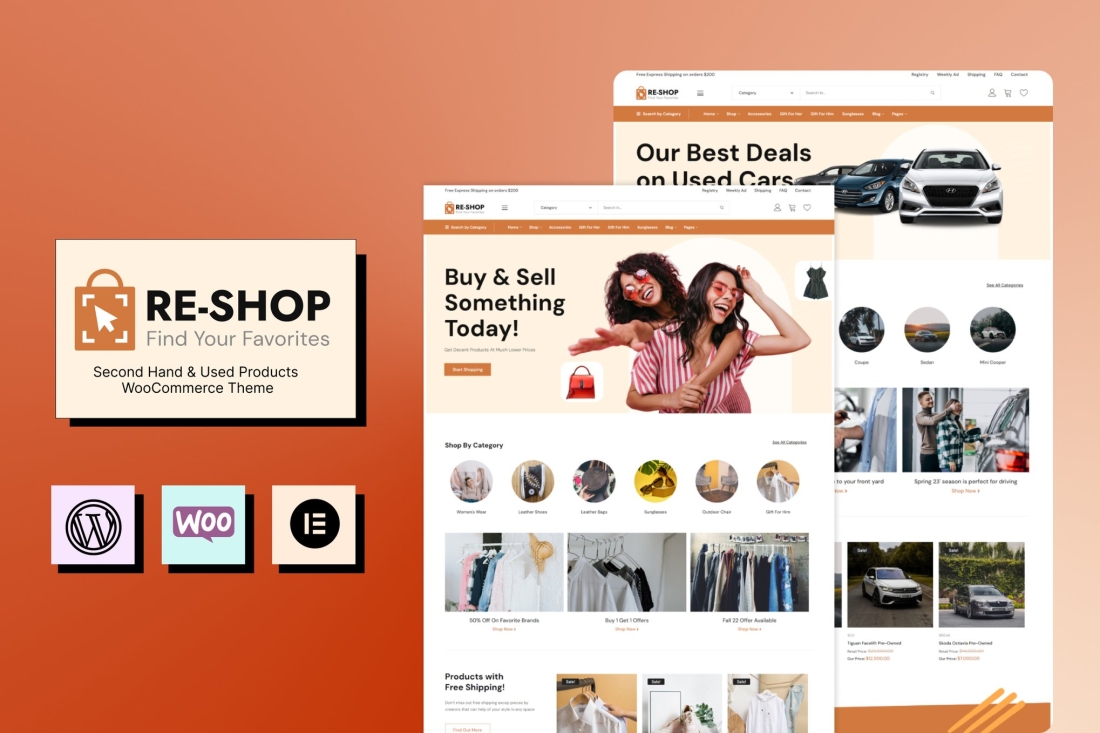 ReShop - ReCommerce & Second Hand Theme 1.3