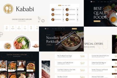 Restaurant WordPress Theme - Kababi 1.1.1