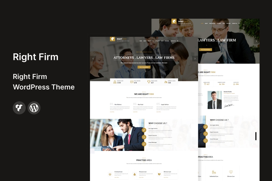 Right Firm - Law Firm WordPress Theme 2.7