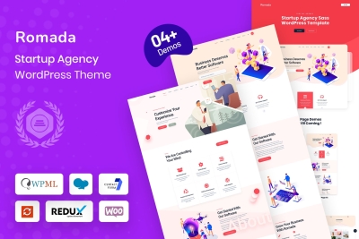 Romada - Startup Agency WordPress Theme 1.1.1
