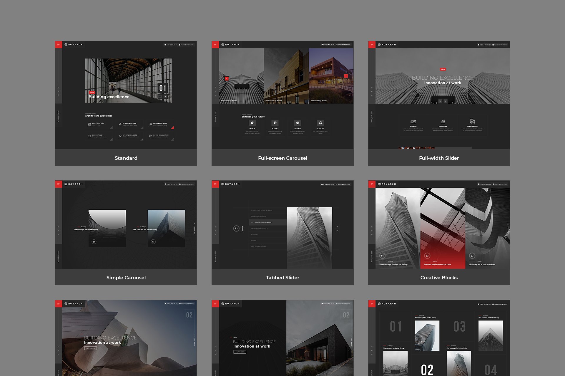 Royarch – Architecture WordPress Theme 1.0.