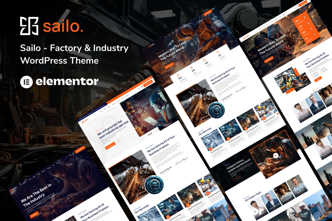 Sailo - Factory & Industry WordPress Theme 1.0