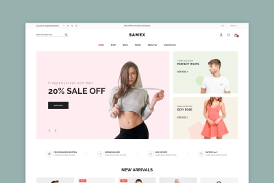 Samex - Clean, Minimal Shop WooCommerce WordPress 2.2