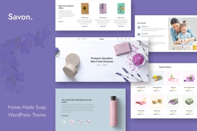 Savon - Handmade, Organic Shop WordPress Theme 2.0