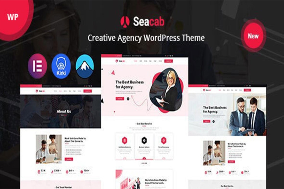 Seacab - Creative Agency WordPress Theme 1.0.7