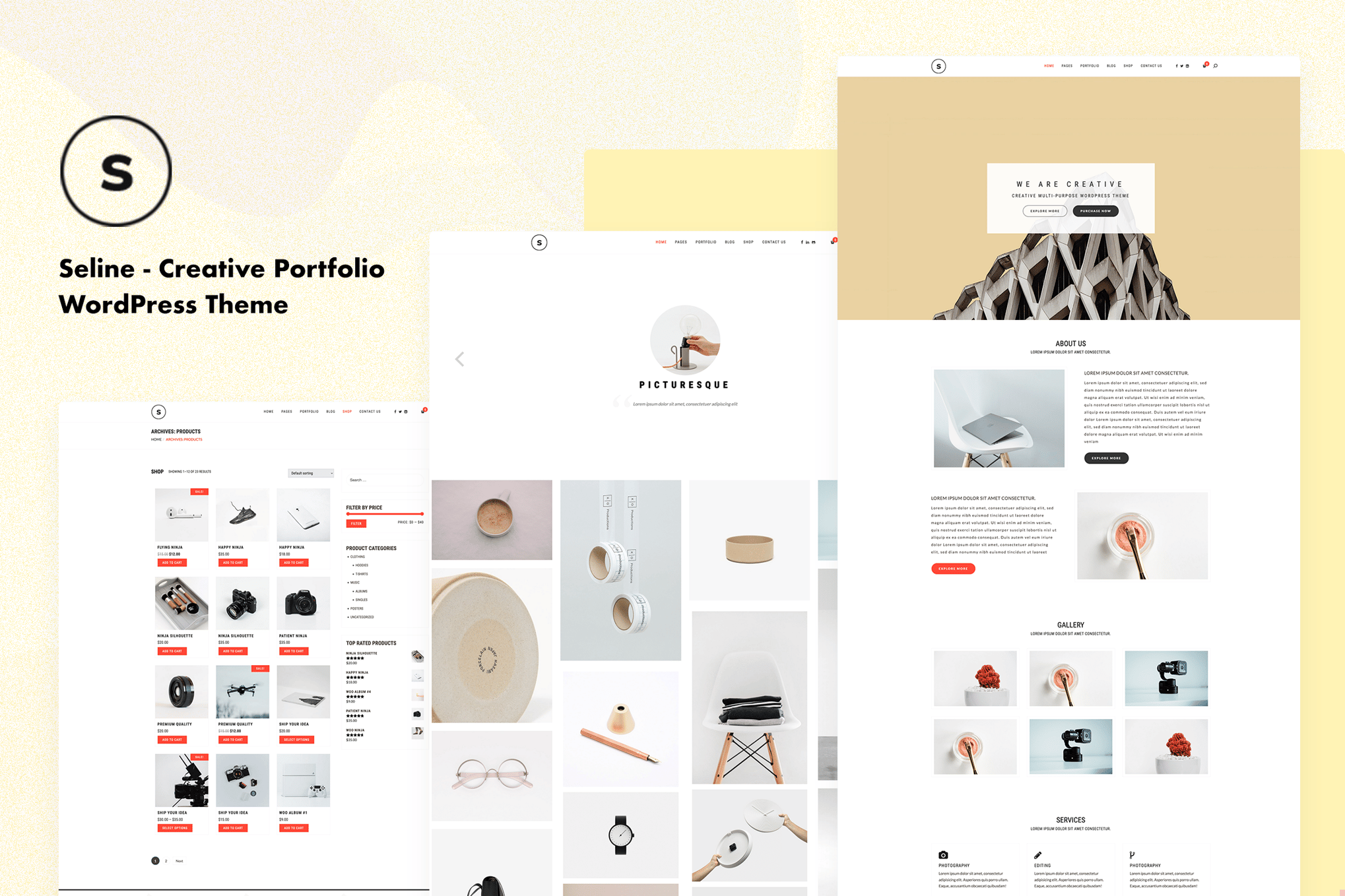 Seline – Creative Portfolio WordPress Theme 1.1.4