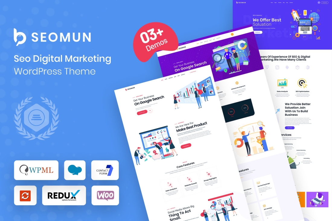 Seomun - Seo Digital Marketing WordPress Theme 1.0.9