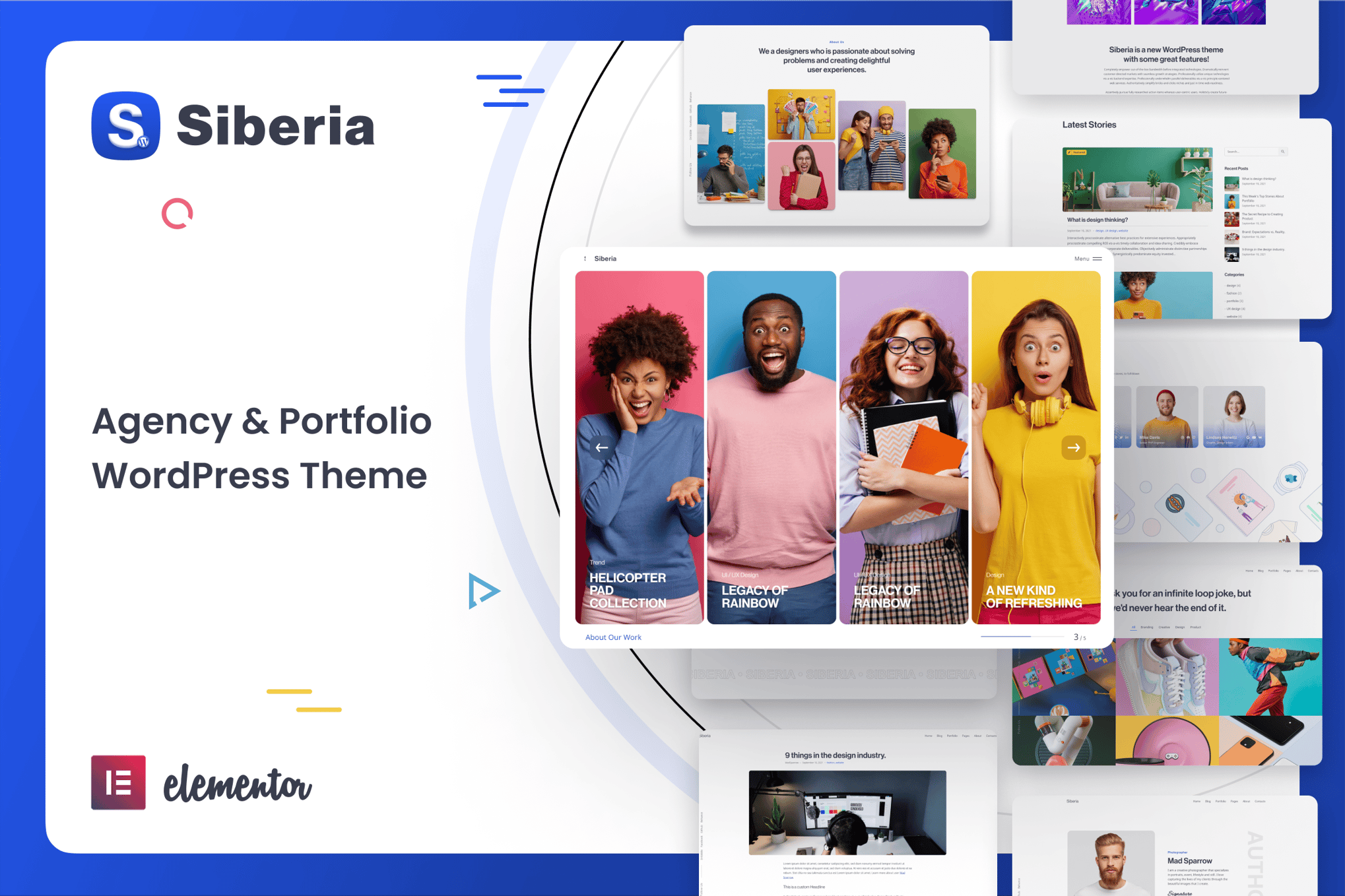 Siberia – Portfolio WordPress Theme 1.0