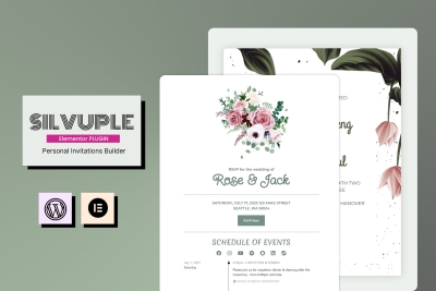 Silvuple - Elementor Online Invitation Maker 1.0.1