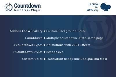 Countdown - Addons for WPBakery Page Builder 1.0
