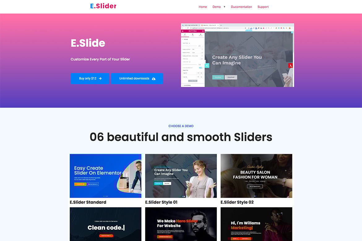 Elementor Slider Addons – Widget 1.0.3
