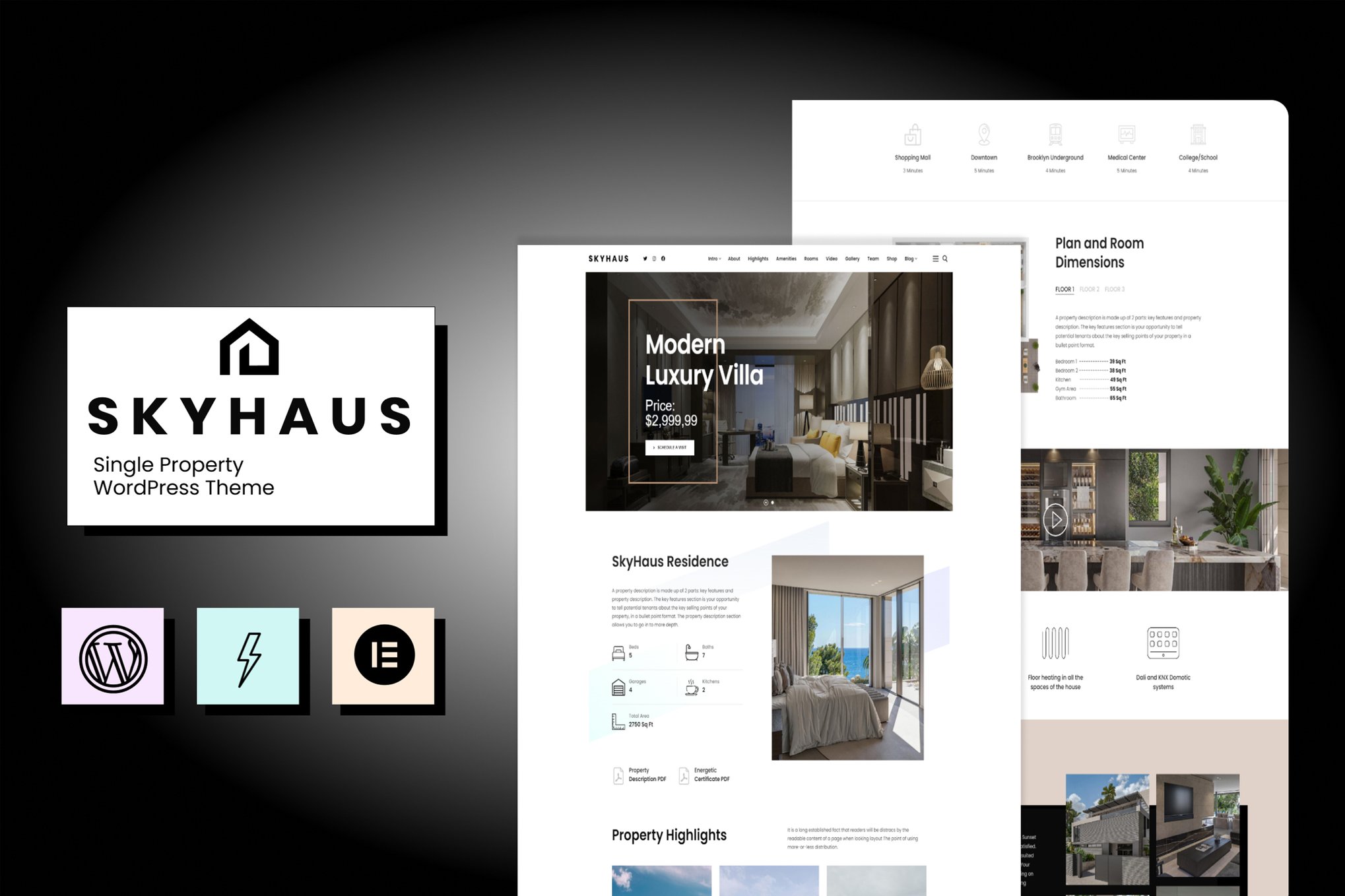 Skyhaus – Single Property One Page Theme 1.5