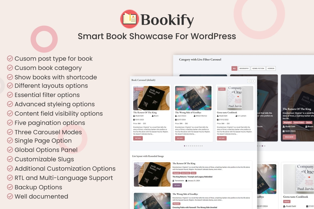 Smart Book Showcase For WordPress 1.0.0