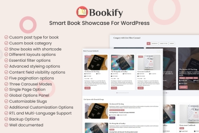 Smart Book Showcase For WordPress 1.0.0