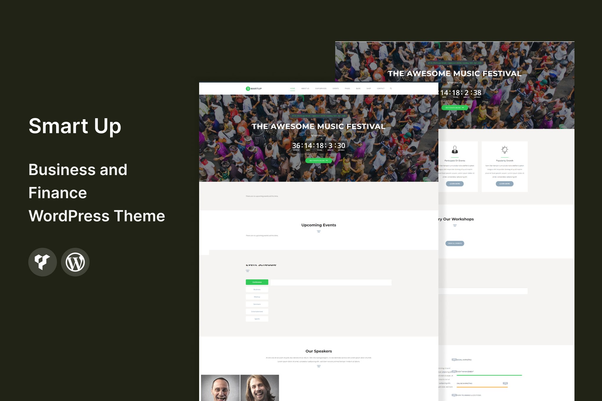 Smart Up – Conference & Event WordPress Theme 1.5