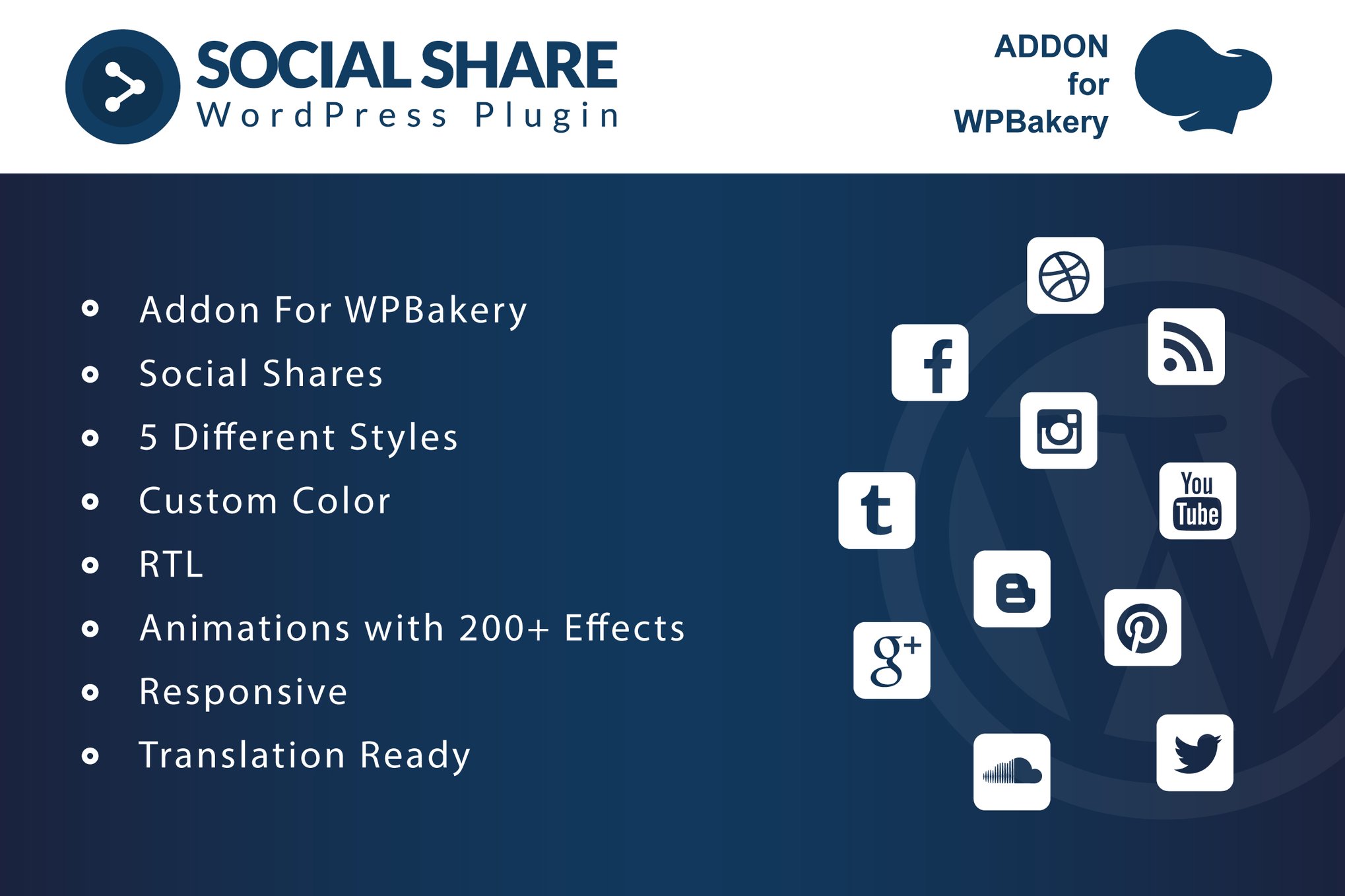 Social Share – Addons for WPBakery Page Builder 1.0