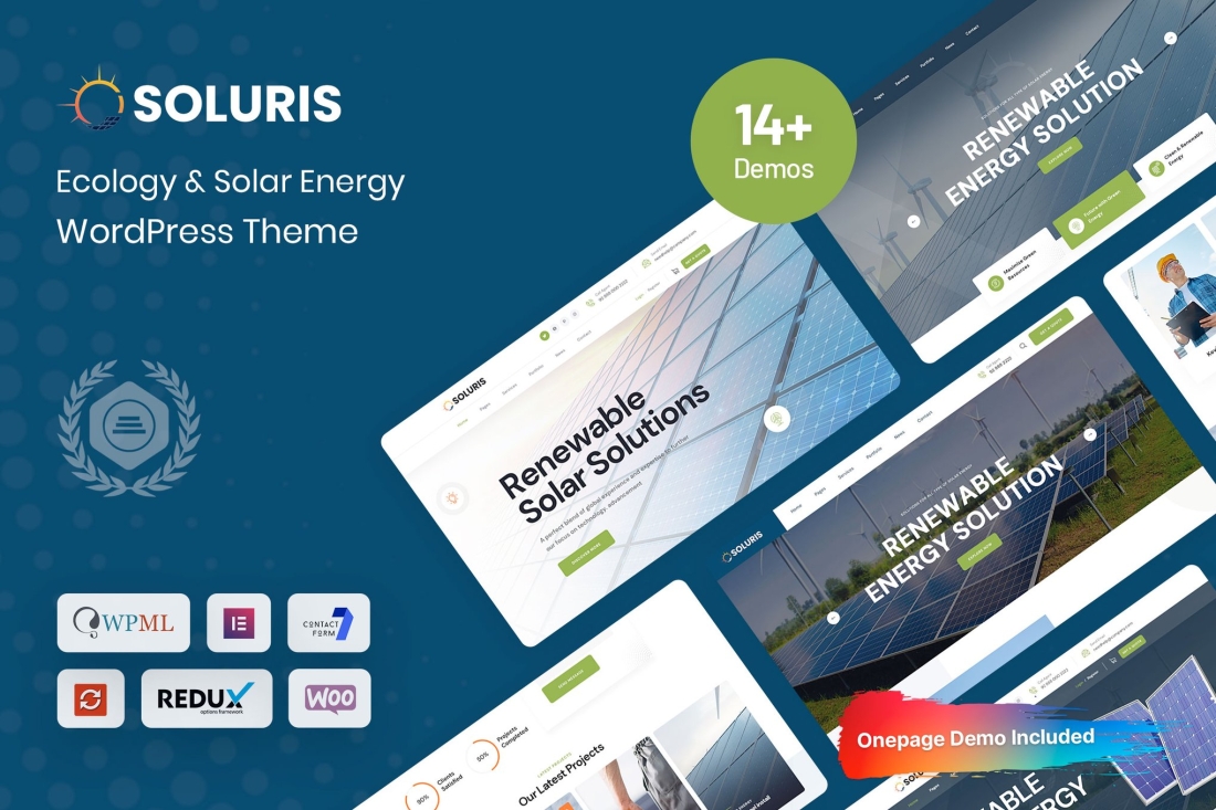 Soluris - Ecology & Solar Energy WordPress Theme 1.0.8