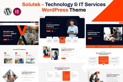 Solutek - Technology & IT Services WordPress Theme 1.0