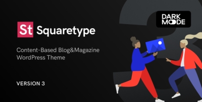 Squaretype - Modern Blog WordPress Theme 3.1.0