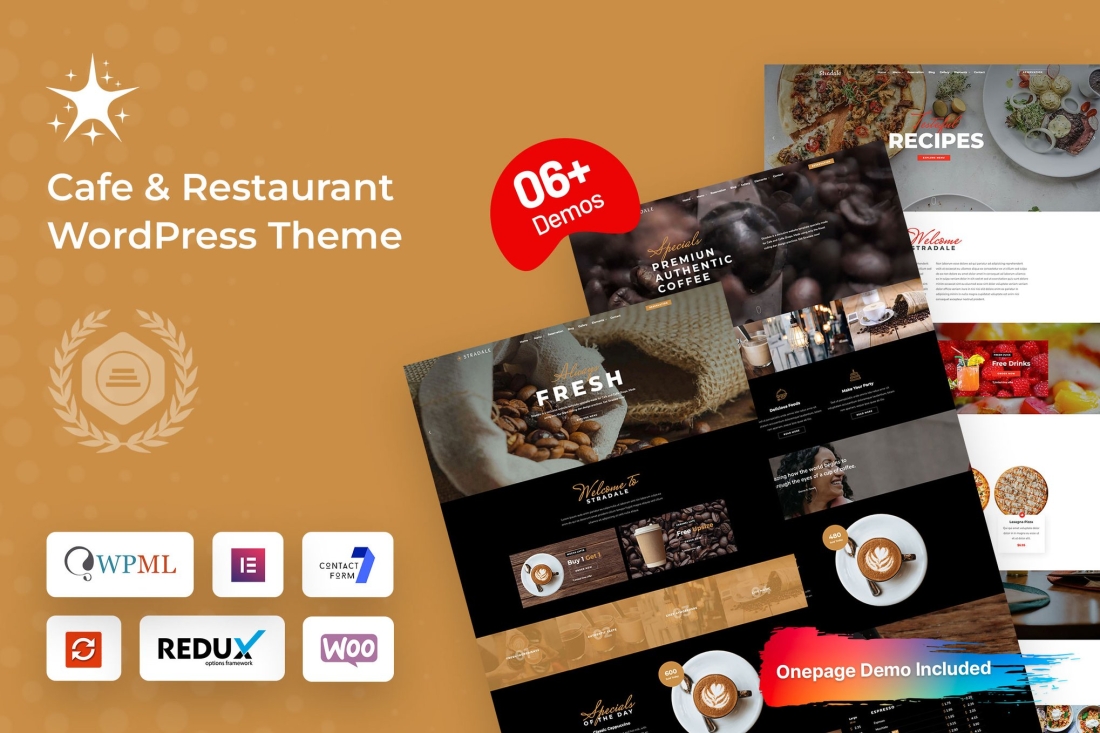 Stradale - Cafe & Restaurant WordPress Theme 1.0.0