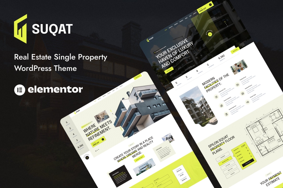 Suqat - Single Property WordPress Theme 1.0.1